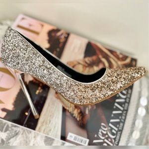 New Madden Girl sparkly stiletto pumps.